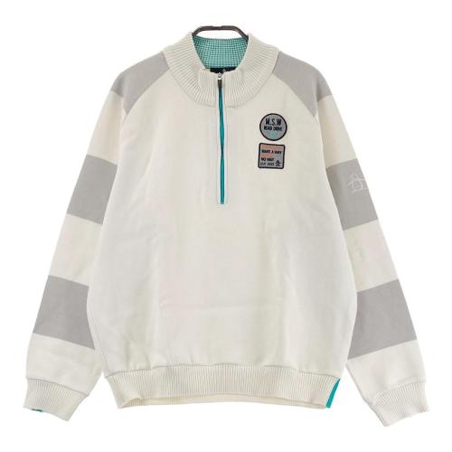 サイズ：M MUNSING WEAR マンシングウェア  長袖 ジップジャケット  オレンジ系 [240101434615] ゴルフウェア メンズ ストスト MUNSING WEAR マンシングウェア 長袖 ジップジャケット オレンジ