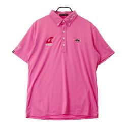 rough&swell ラフアンドスウェル 長袖 ポロシャツM レッド rough&swell ラフアンドスウェル RSD TOUR POLO ポロシャツ