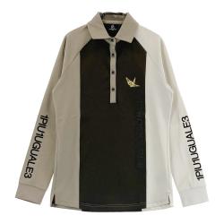 1PIU1UGUALE3 GOLF GST164 長袖ポロシャツ ベージュ系 サイズ：1