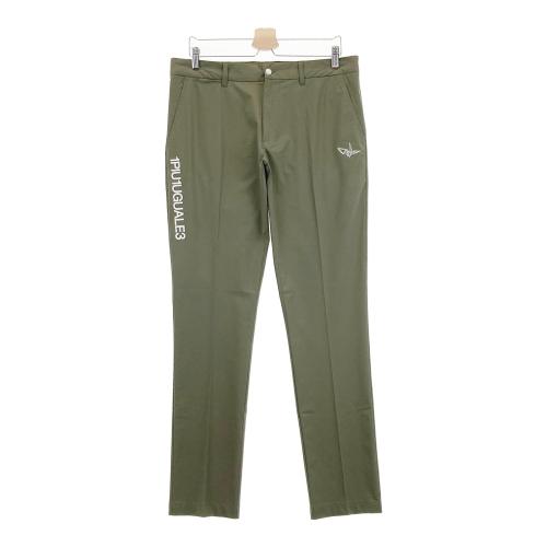 1PIU1UGUALE3 GOLF GRK048 ニットベスト 総柄 カーキ系 サイズ：5