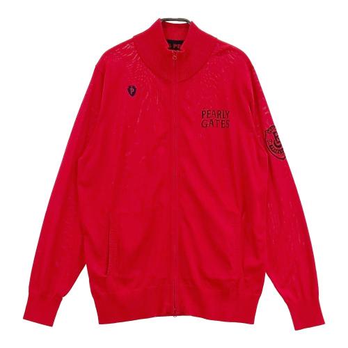 サイズ：4 PEARLY GATES パーリーゲイツ  ニット ジップジャケット  レッド系 [240101433754] ゴルフウェア メンズ ストスト 楽天市場】PEARLY GATES パーリーゲイツ ニット ジップ