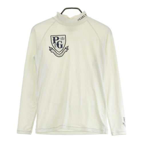 サイズ：4 PEARLY GATES パーリーゲイツ 2023年モデル 長袖 インナーTシャツ  ホワイト系 [240101438694] ゴルフウェア メンズ ストスト 1-240101464236-m-01-pl.jpg