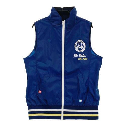 FILA GOLF フィラゴルフ ボア ジップベスト ネイビー系 サイズ：L 