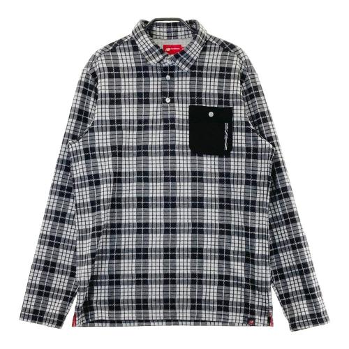 サイズ：6 NEW BALANCE GOLF ニューバランス  半袖ポロシャツ ボーダー ホワイト系 [240101459689] ゴルフウェア メンズ ストスト サイズ：6 NEW BALANCE GOLF ニューバランス 半袖ポロシャツ