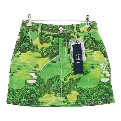 PEARLY GATES パーリーゲイツ ストレッチスカート ニコちゃん 総柄