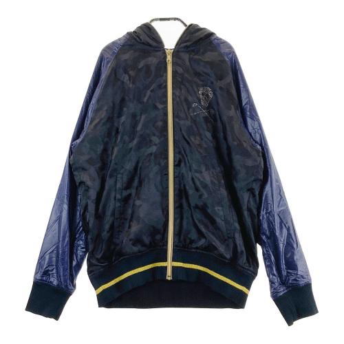 サイズ：LL FILA GOLF フィラゴルフ  ジップパーカー 裏起毛 カモフラ柄 カーキ系 [240101439139] ゴルフウェア メンズ ストスト FILA GOLF フィラゴルフ ジップパーカー 裏起毛 カモフラ柄