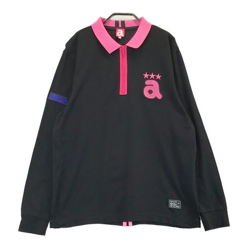 サイズ：46 ARCHIVIO アルチビオ A429914 2024年 長袖ポロシャツ  グレー系 [240101345733] ゴルフウェア メンズ ストスト ARCHIVIO アルチビオ A429914 2024年 長袖ポロシャツ グレー系