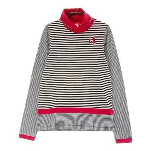 最新な アルチビオ ARCHIVIO タートルネック ボーダー柄 長袖Tシャツ その他