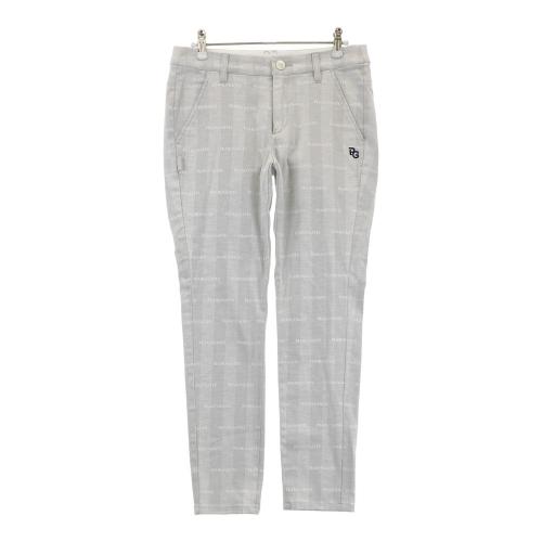 PEARLY GATES パーリーゲイツ ストレッチパンツ ストライプ柄 グレー系