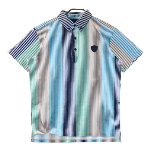 23区GOLF ニジュウサンクゴルフ 半袖ポロシャツ ボタンダウン