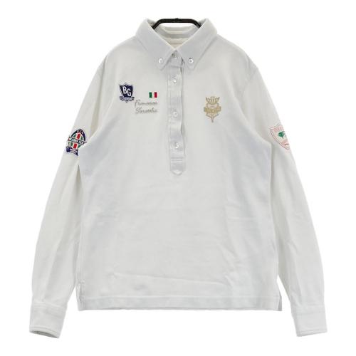 BEAMS GOLF ビームスゴルフ 長袖ポロシャツ ホワイト系 サイズ：M