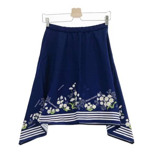 サイズ：1 PEARLY GATES パーリーゲイツ 055-1161204 長袖ポロシャツ 花柄 ネイビー系 [240101442200] ゴルフウェア レディース ストスト PEARLY GATES パーリーゲイツ 055-1161204 長袖ポロシャツ 花柄