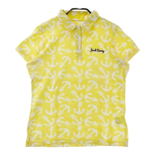 JACK BUNNY ジャックバニー 半袖ポロシャツ チェック イエロー系