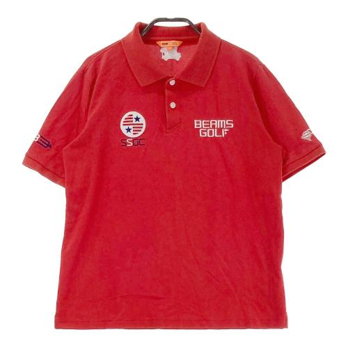BEAMS GOLF ビームスゴルフ 半袖ポロシャツ レッド系 サイズ：M ランク 