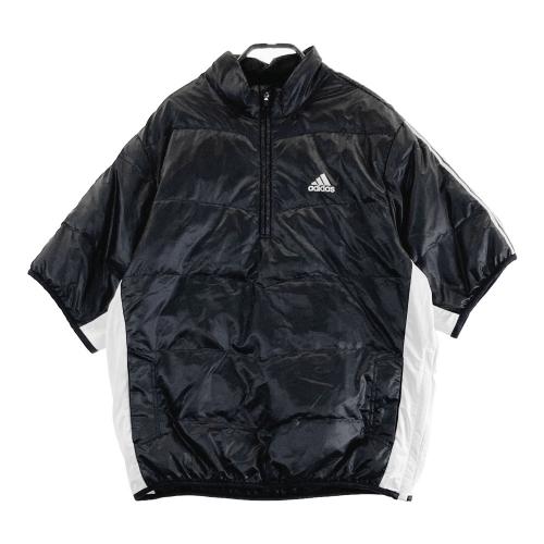 ADIDAS GOLF アディダスゴルフ 半袖ダウンブルゾン ブラック系 サイズ