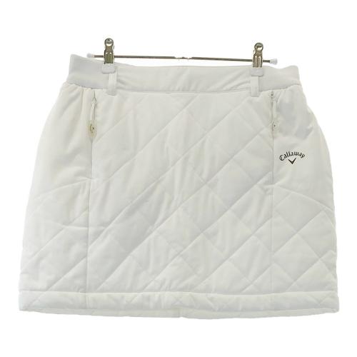 CALLAWAY キャロウェイ 中綿スカート 総柄 ホワイト系 サイズ：S