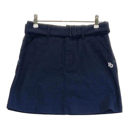 PEARLY GATES パーリーゲイツ スカート 総柄 ネイビー系 サイズ