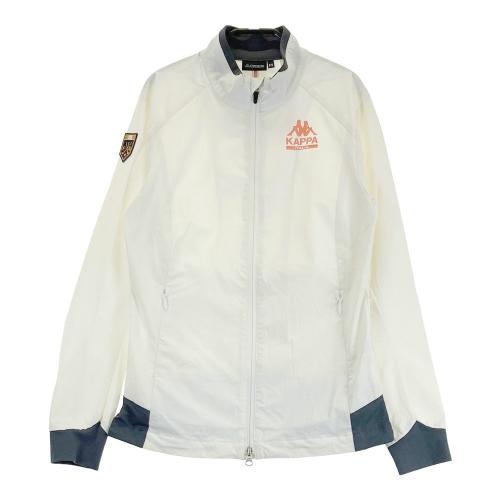 KAPPA GOLF　ダウンベスト　カッパ　総柄　フード　パーカー　ジャケット KAPPA GOLF カッパゴルフ 裏メッシュ ジップパーカー ジャケット 総柄