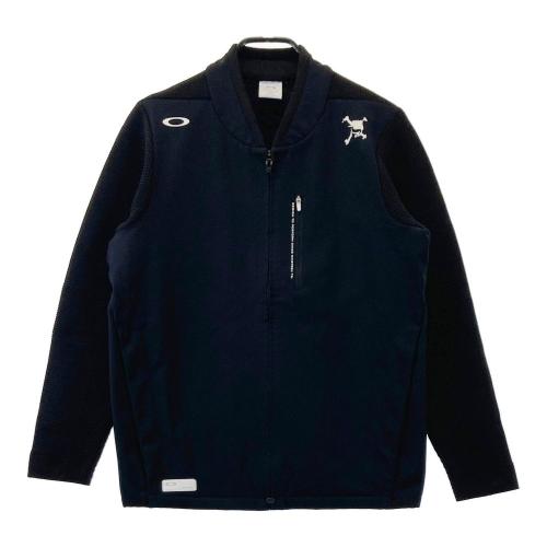 サイズ：XL OAKLEY オークリー FOA406913 2024年モデル ニット切替 裏起毛 ジップジャケット  グレー系 [240101459728] ゴルフウェア メンズ ストスト OAKLEY オークリー FOA406913 2024年モデル ニット切替 裏起毛