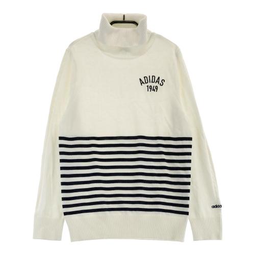 【予約受付中】 ADIDAS ロゴ 長袖タートルネックニット アディダスゴルフ GOLF レディースウェア