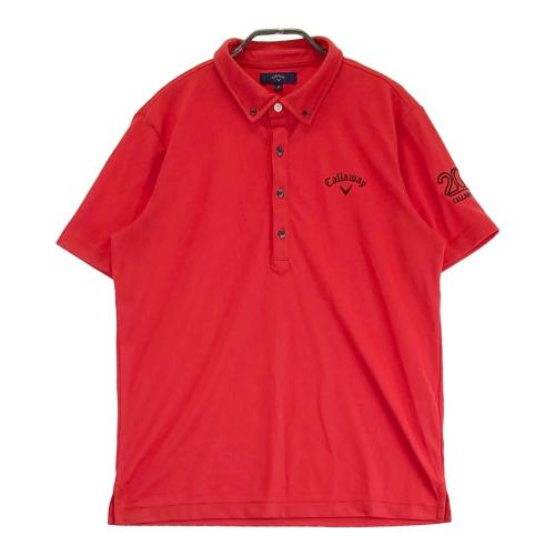 CALLAWAY キャロウェイ 半袖ポロシャツ レッド系 サイズ：M ランク：A