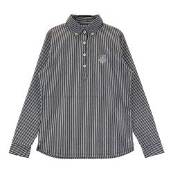 サイズ：S BEAMS GOLF ビームスゴルフ  ハーフジップ 長袖ニットTシャツ 千鳥格子 ブラック系 [240001189408] ゴルフウェア レディース ストスト サイズ：S BEAMS GOLF ビームスゴルフ ハーフジップ 長袖ニットT