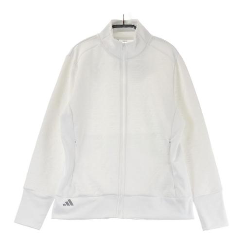サイズ：S ADIDAS GOLF アディダスゴルフ ; HG8273 裏起毛 ジップジャケット  ホワイト系 [240101429862] ゴルフウェア レディース ストスト ADIDAS GOLF アディダスゴルフ ; HG8273 裏起毛 ジップ