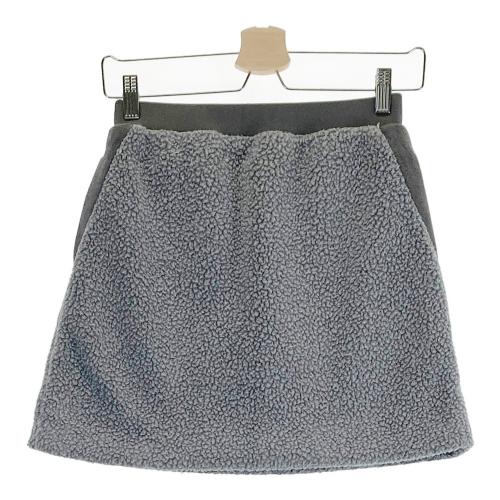 ★ラウンド未着用★BEAMS GOLF ボアスカート レディースMサイズ BEAMS GOLF ビームスゴルフ 裏地付 ボア スカート グレー系