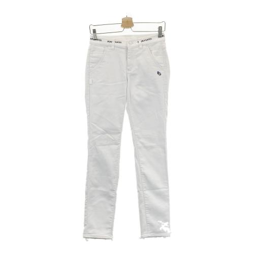 パーリーゲイツ　ロングパンツ　4/M メンズ　ホワイト　春夏　ゴルフ PEARLY GATES パーリーゲイツ ストレッチロングパンツ ホワイト系