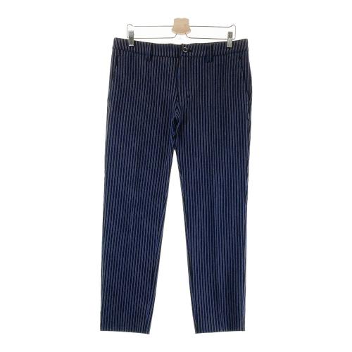 サイズ：82 23区GOLF ニジュウサンクゴルフ  コットン混 ストレッチパンツ ストライプ柄 レッド系 [240101413443] ゴルフウェア メンズ ストスト 23区GOLF ニジュウサンクゴルフ コットン混 ストレッチパンツ