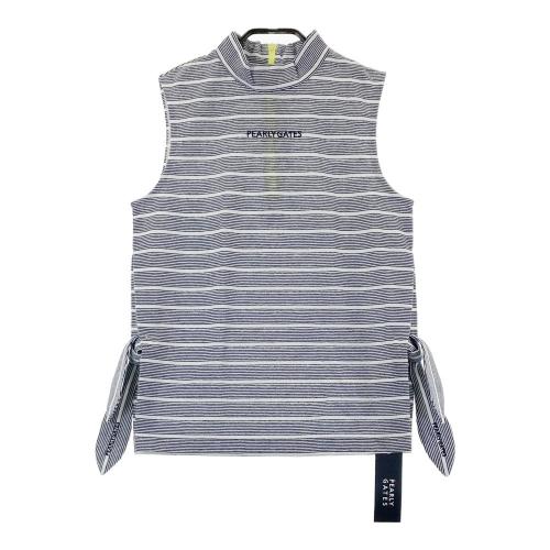 【最終値下げ】PEARLY GATESハイネックノースリーブシャツ size 1 PEARLY GATES パーリーゲイツ 2022年モデル ハイネック 半袖T