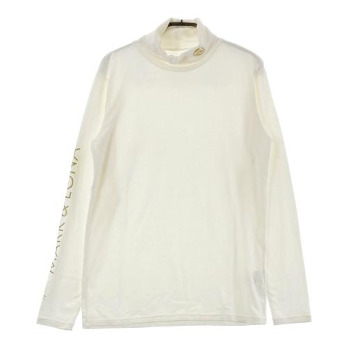 サイズ：48 MARK&amp;LONA マークアンドロナ 2023年 長袖タートルネックTシャツ  ホワイト系 [240101428598] ゴルフウェア メンズ ストスト サイズ：48 MARK&LONA マークアンドロナ 2023年 長袖