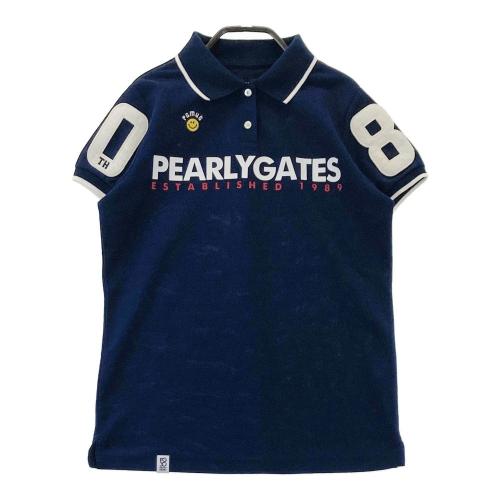 PEARLY GATES 30周年ネイビー ポロシャツ PEARLY GATES パーリーゲイツ 半袖 ポロシャツ 30周年 ネイビー