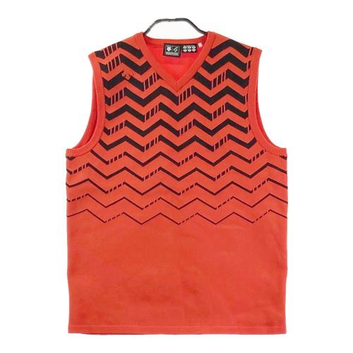 サイズ：M DESCENTE GOLF デサントゴルフ  半袖襟付きTシャツ  オレンジ系 [240101449041] ゴルフウェア メンズ ストスト サイズ：M DESCENTE GOLF デサントゴルフ 半袖襟付きTシャツ