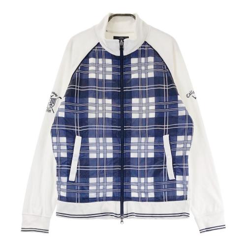 キャロウェイゴルフ チェック柄 切り替えジャケット 最新 ブルゾン