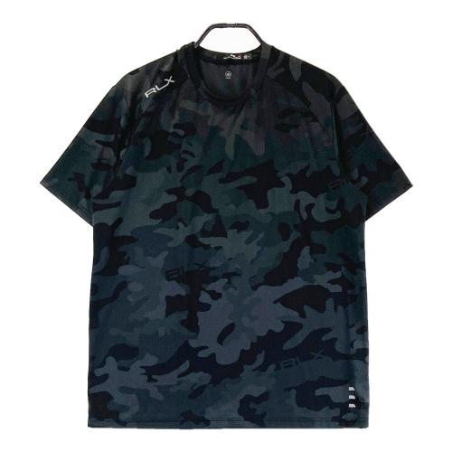 魅力の RLX ラルフローレン カモフラ柄 長袖Tシャツ ハーフジップ メンズウェア