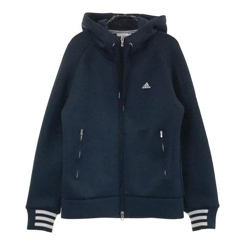 美品 ★ MARK&LONA スウェット パーカー マーク&ロナ 正規品 紺 MARK&LONA マークアンドロナ ジップパーカー ネイビー×白 総柄