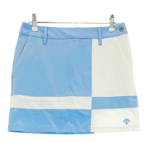 サイズ：M DESCENTE GOLF デサントゴルフ  インナー付 ストレッチスカート  ブルー系 [240101422338] ゴルフウェア レディース ストスト DESCENTE GOLF デサントゴルフ 2023年モデル インナー付
