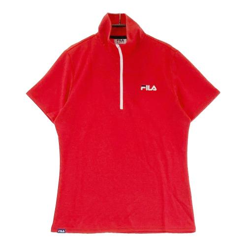 FILA GOLF フィラゴルフ ハーフジップ 半袖Tシャツ ボーダー柄