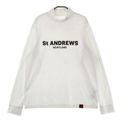 サイズ：LL ST ANDREWS セントアンドリュース 042-3266151/2024年モデル ハイネック 長袖Tシャツ  レッド系 [240101484225] ゴルフウェア メンズ ストスト サイズ：LL ST ANDREWS セントアンドリュース 042-3266151/2024