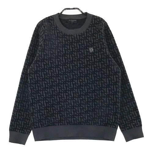サイズ：L ST ANDREWS セントアンドリュース  ニットセーター 総柄 ブルー系 [240101427548] ゴルフウェア レディース ストスト ST ANDREWS セントアンドリュース ニットセーター 総柄 ブルー系