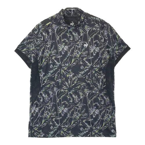 LOCAL GOLF ローカルゴルフ 半袖モックネックTシャツ ブラック系 LOCAL GOLF ローカルゴルフ 半袖モックネックTシャツ ブラック系