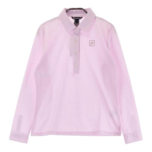 サイズ：40 ZOY ゾーイ 071694020 長袖タートルネックTシャツ 総柄 ピンク系 [240101416530] ゴルフウェア レディース ストスト ZOY ゾーイ 071694020 長袖タートルネックTシャツ 総柄 ピンク系