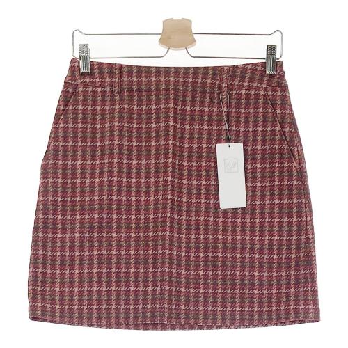 サイズ：38 ZOY ゾーイ 071694031 長袖ポロシャツ チェック レッド系 [240101416512] ゴルフウェア レディース ストスト ZOY ゾーイ 071694031 長袖ポロシャツ チェック レッド系 サイズ