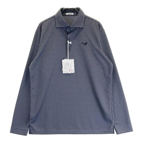 MOCO モコ 21-2221342 半袖ポロシャツ チェック グレー系 サイズ