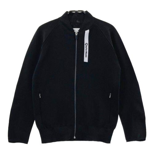 サイズ：L TAYLOR MADE テーラーメイド  ニットジャケット  ブラック系 [240101416905] ゴルフウェア レディース ストスト TAYLOR MADE テーラーメイド ニットジャケット ブラック系