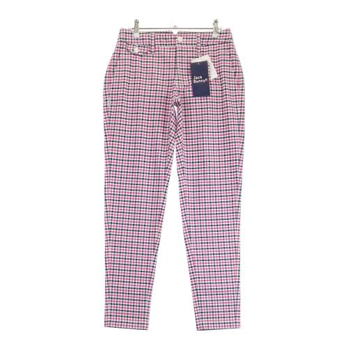 新品未使用　JACK BUNNY　バイアスロゴ ストレッチパンツ　1　ピンク系 JACK BUNNY ジャックバニー ストレッチパンツ ピンク系 サイズ：0