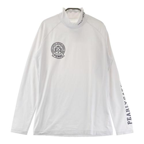 サイズ：4 PEARLY GATES パーリーゲイツ 2023年モデル 長袖 インナーTシャツ  ホワイト系 [240101438694] ゴルフウェア メンズ ストスト サイズ：4 PEARLY GATES パーリーゲイツ 2023年モデル 長袖