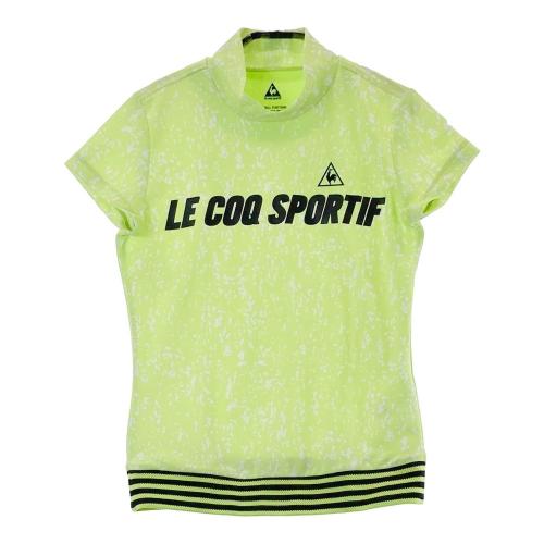 LE COQ GOLF ルコックゴルフ ハイネック 半袖Tシャツ グリーン系 サイズ：M ランク：A- 【中古】ゴルフウェア Tシャツ 中古ゴルフウェア 通販サイトSTST(ストスト) 