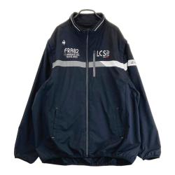 サイズ：3L LE COQ GOLF ルコックゴルフ 2024年モデル 2WAY 裏メッシュ ジップジャケット  ブラック系 [240101418410] ゴルフウェア メンズ ストスト LE COQ GOLF ルコックゴルフ 2024年モデル 2WAY 裏メッシュ